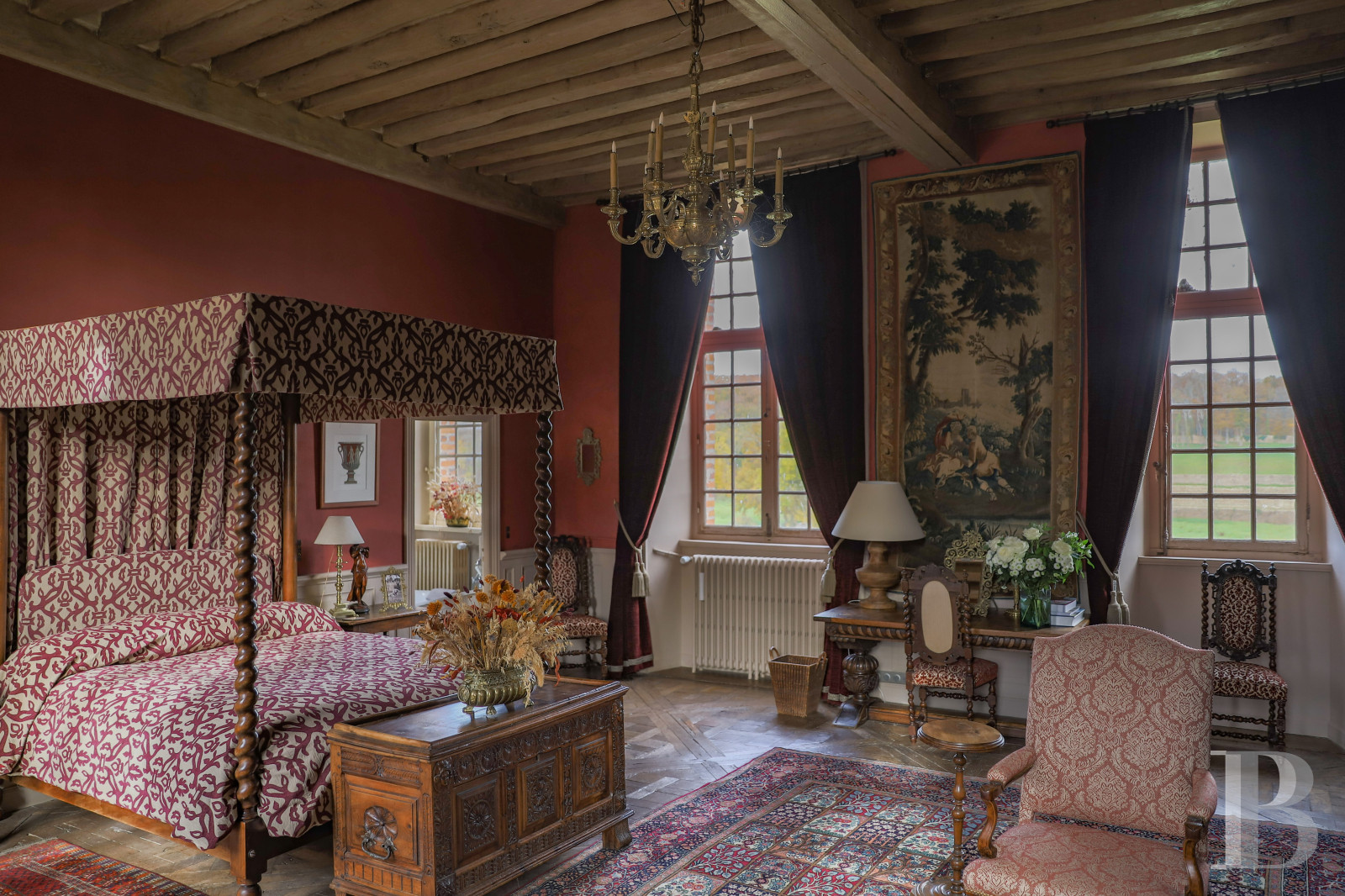 En Eure-et-Loire, à l’ouest de Chartres, un château du 17e dans un parc de 140 ha traversé par l’Eure - photo  n°21